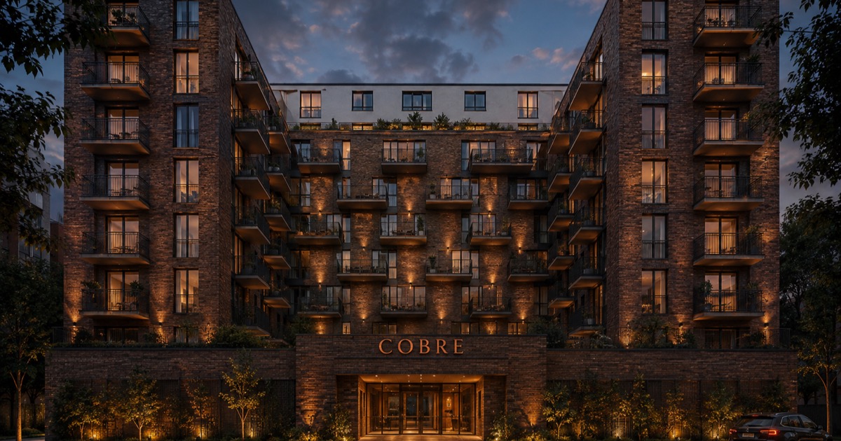 Landing page de Cobre Residencial