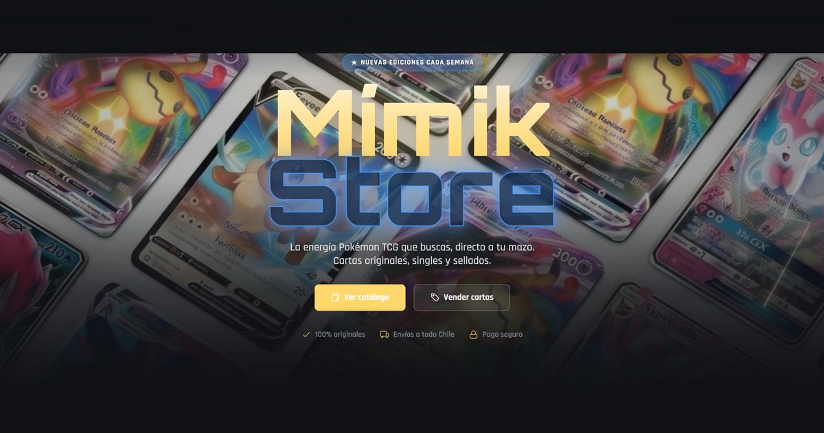 Mímik Store — Tienda Pokémon TCG