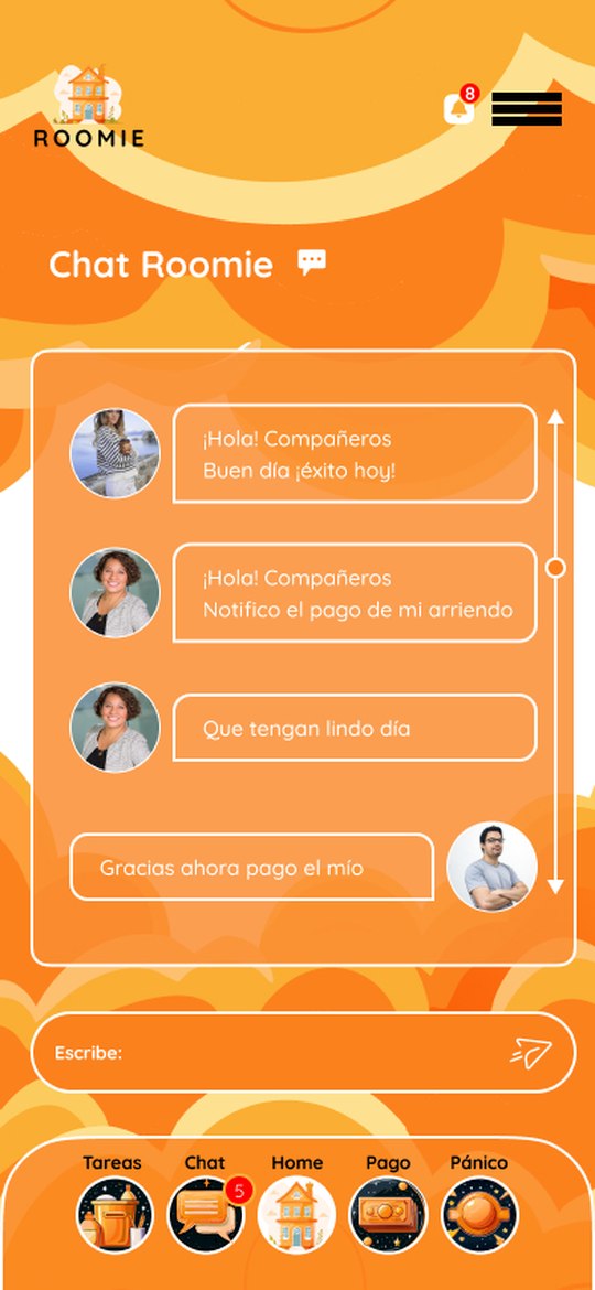 Chat de Roomie, versión original
